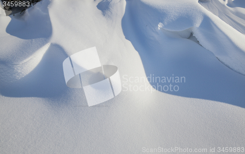 Image of snow snowdrift  