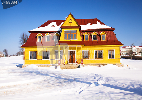 Image of a wooden building  