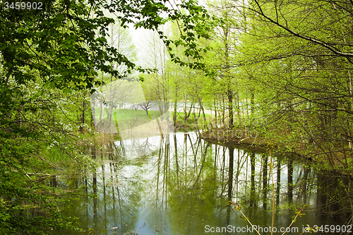 Image of a small river  