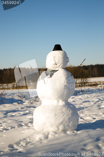Image of high snowman