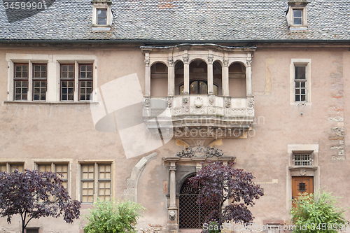 Image of historic balcony