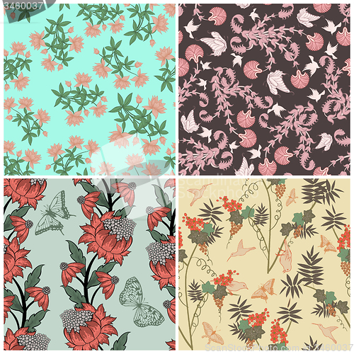 Image of Seamless floral pattern