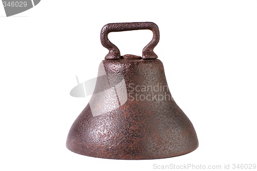 Image of Antique Wrought Iron Cow Bell