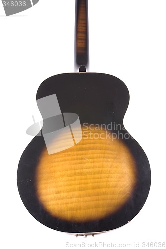 Image of Guitar Back Detail