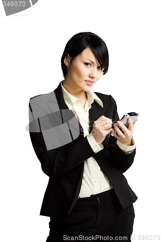 Image of Working businesswoman
