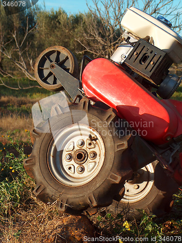 Image of Two-wheel tractor detail