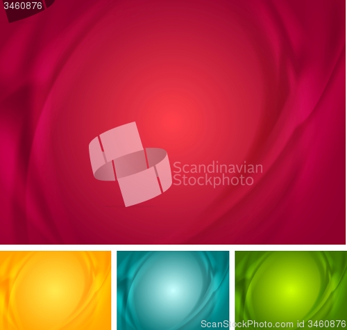 Image of Abstract bright wavy backgrounds