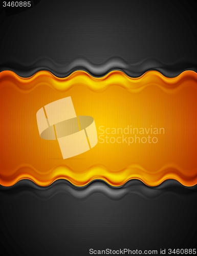 Image of Abstract corporate bright background with waves