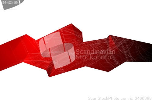 Image of Graphic technology geometric illustration for corporate design