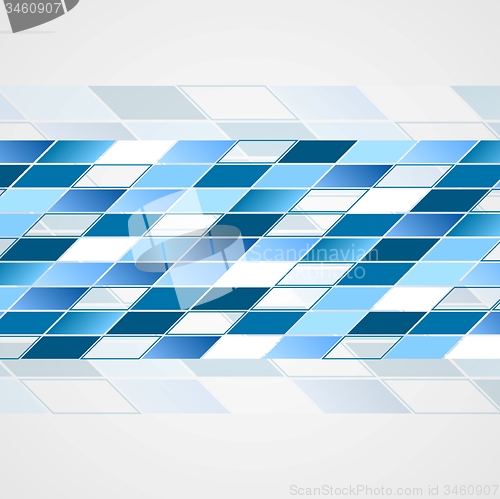 Image of Tech vector blue background