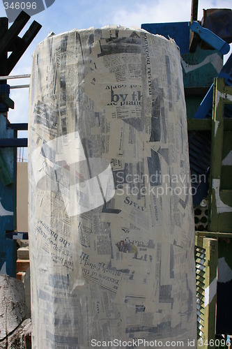 Image of Newspaper pillar