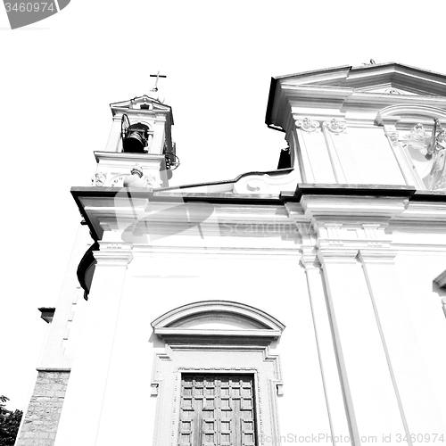 Image of old architecture in italy europe milan religion and sunlight