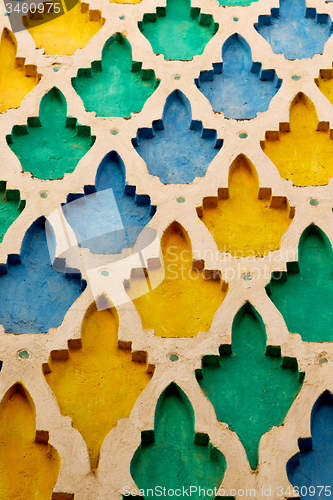 Image of   in morocco africa  ceramic abstract