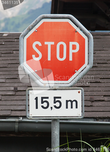 Image of Stop sign (traffic stop sign)