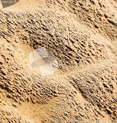 Image of the brown sand dune in the sahara morocco desert 