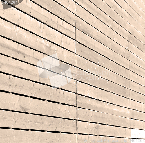 Image of   wall in old construction nail and house