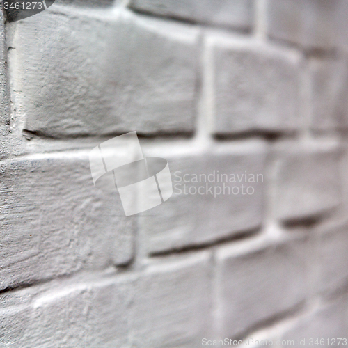 Image of in london abstract    texture of a ancien wall and ruined brick