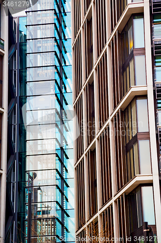 Image of windows in the city of london    skyscraper   