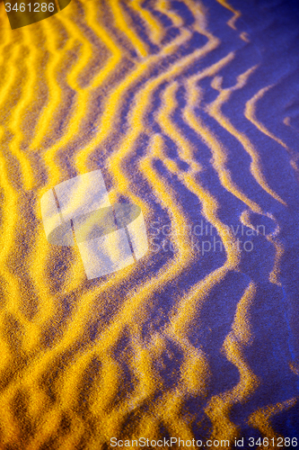 Image of   brown sand dune  sahara morocco desert 