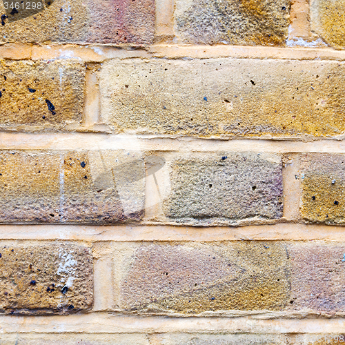 Image of in london abstract texture of a ancien wall and ruined brick