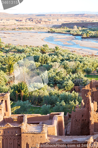 Image of   in africa       the river blue