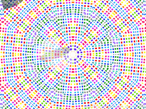 Image of Bright colorful concentric pattern 