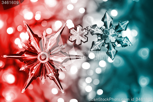 Image of color christmas lights background