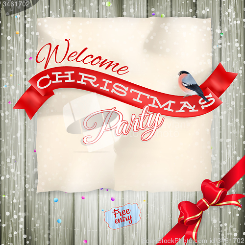 Image of Christmas greeting card. EPS 10