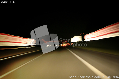 Image of Night on the road