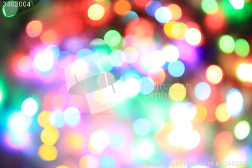 Image of color christmas lights background