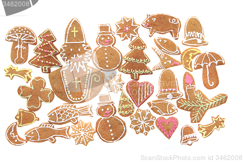 Image of christmas ginger bread isolated