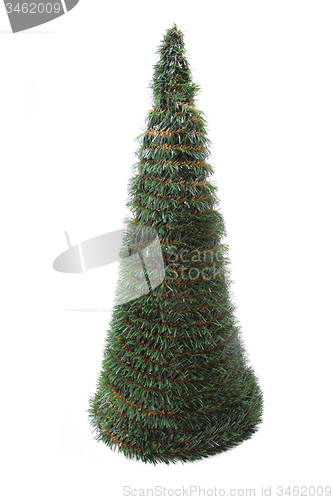 Image of plastic christmas tree isolated