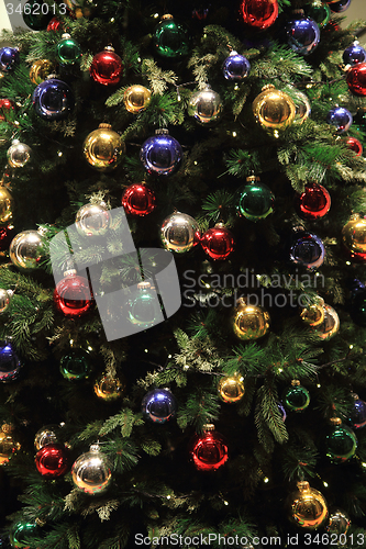 Image of color christmas lights background