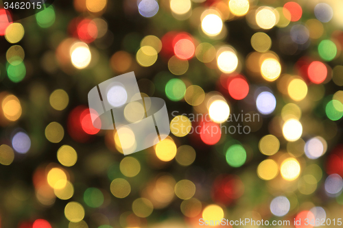 Image of color christmas lights background