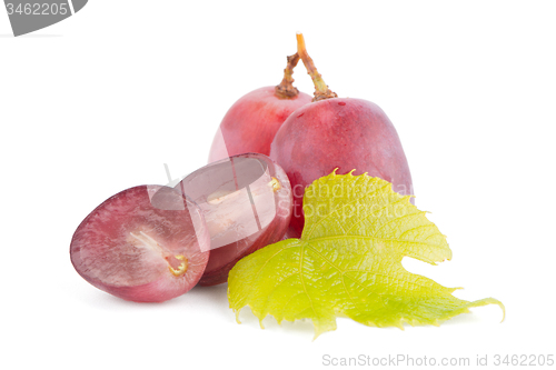 Image of Bunch of red grapes