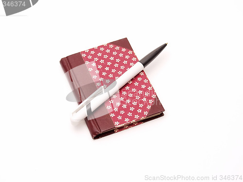 Image of Little Red Book with Pen