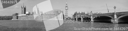 Image of Black and white View of London