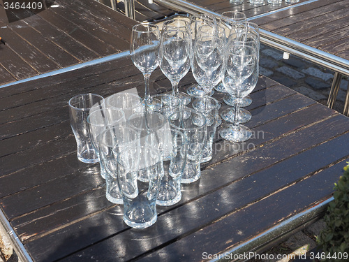 Image of Beer and wine glasses