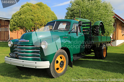 Image of Nostalgic Chevrolet 6400 Pickup Truck and Classic Tractor