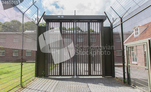 Image of Large gate at an old jail