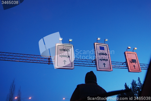 Image of at the border crossing point of European Union