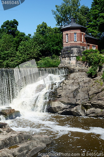 Image of Waterfall in Vanhankaupunginkoski, Helsinki, Finland