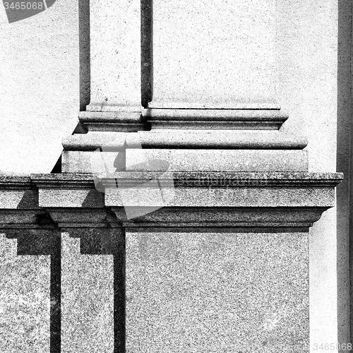 Image of abstract old column in the  country  of europe italy and marble 