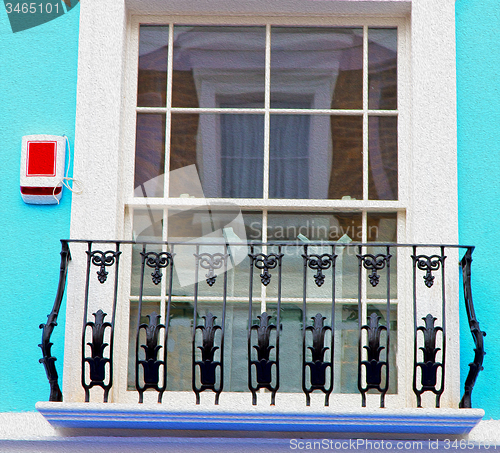 Image of notting hill in london england old suburban and antique     wall