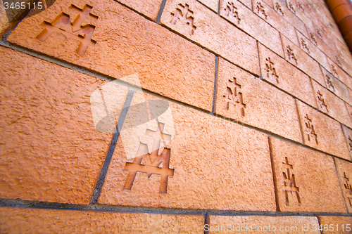 Image of wall milan  in    background  stone