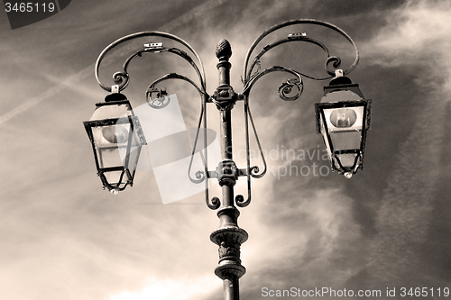 Image of abstract europe in     italy lantern and  illumination