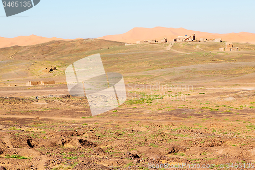 Image of sahara africa in morocco the old contruction  