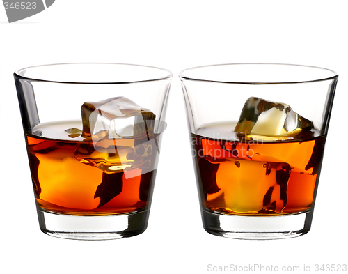 Image of whiskey on rocks