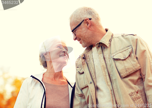 Image of senior couple in park