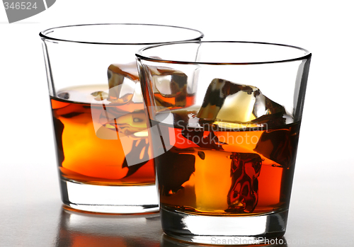 Image of whiskey on rocks